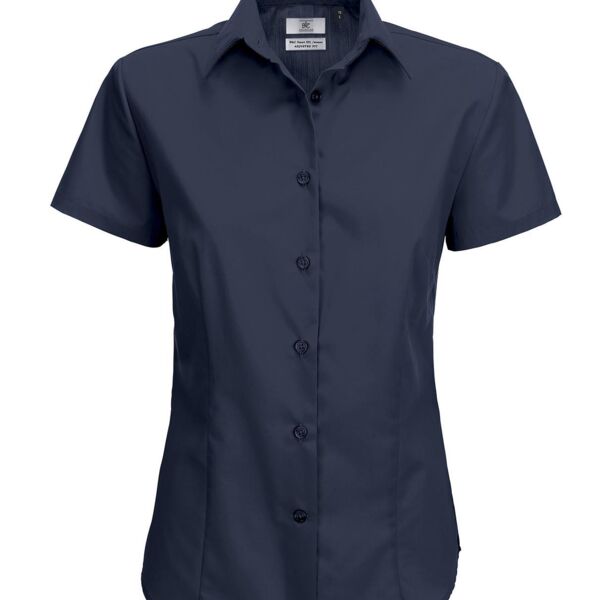 Dames blouse korte mouw Thumbnail