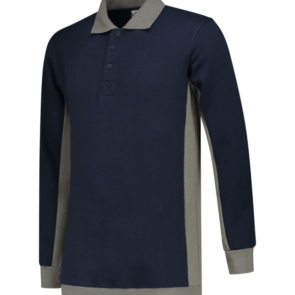Polo contrast lange mouiw Thumbnail