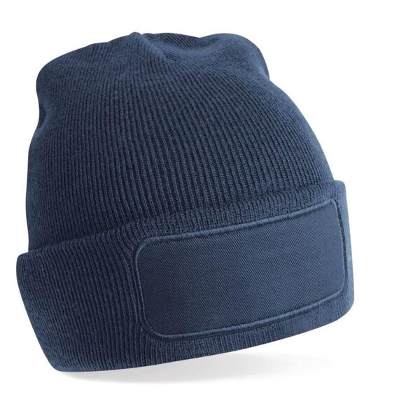 Beanie met borduur patch Thumbnail