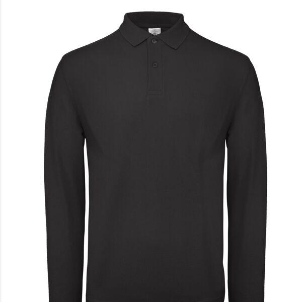 Budget polo uniseks lange mouw  Thumbnail