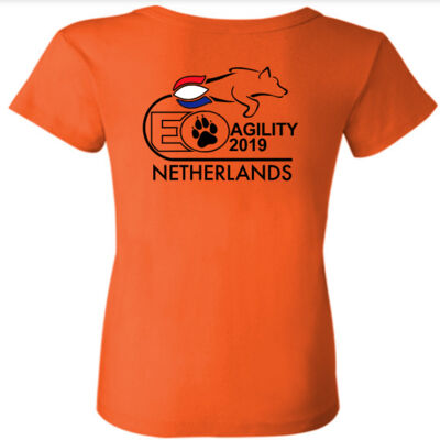 Lady T-shirt big logo back  Thumbnail