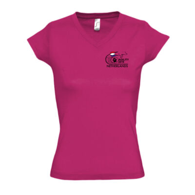 Lady T-shirt V neck small logo  Thumbnail
