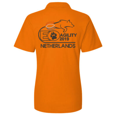 Polo Lady embroidery logo back  Thumbnail